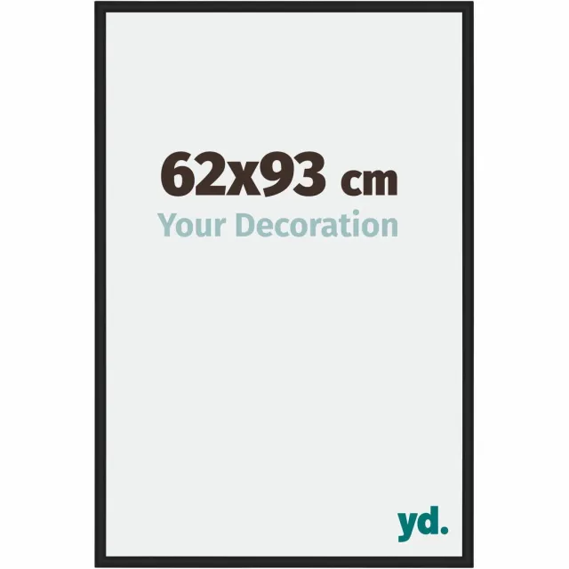 yd. Your Decoration - Fotolijst 62x93 cm - Aluminium - Zwart Hoogglans - Miami