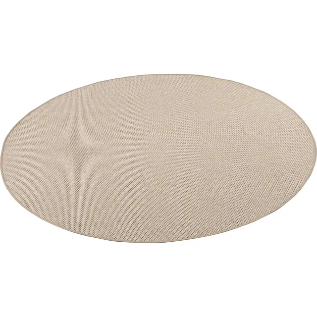 Snapstyle Vloerkleed Bentzon Natuur Platweave Rond Goud