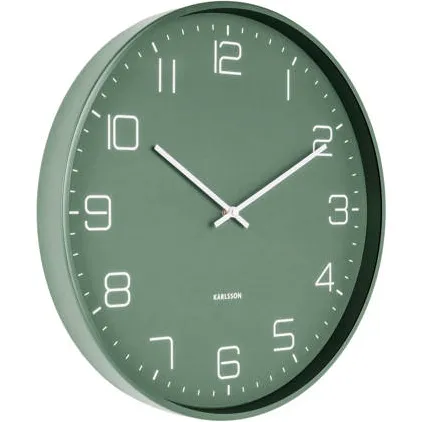 Karlsson Lofty wandklok groen, foto 2