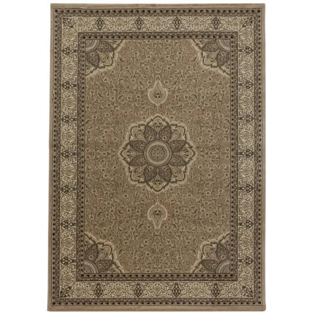 Dutch XXL Perzisch Tapijt | Kashmir | Medaillon | Beige | 120x170 cm
