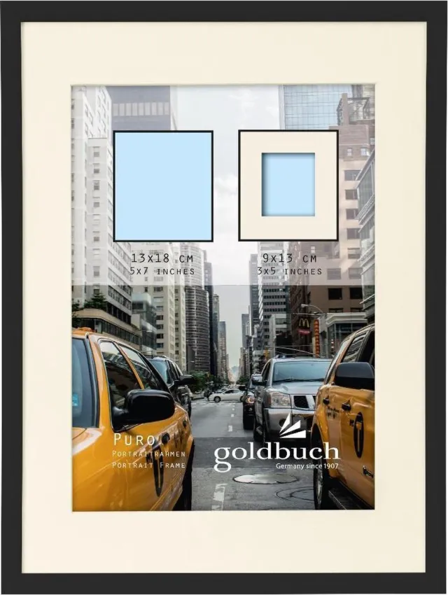 Goldbuch Fotolijst Puro - Zwart - 9x13 cm (13x18 cm)