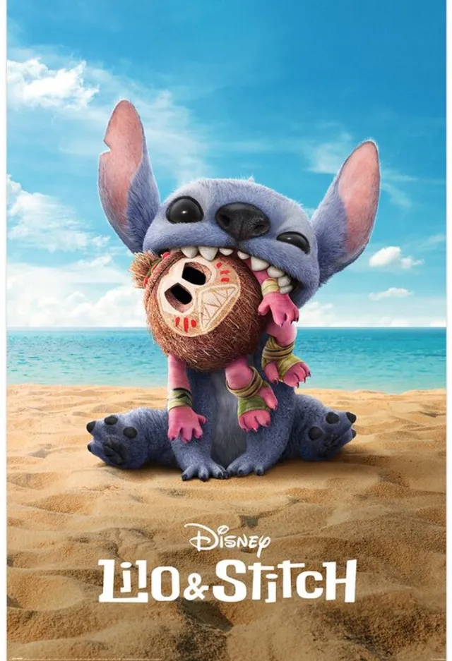 Lilo & Stitch Moana Unisex Poster - meerkleurig - Standard multicolor