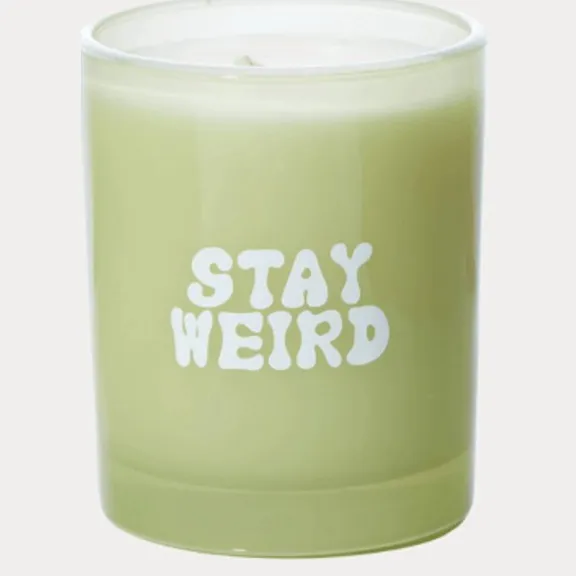 Maegen Geurkaars Met Tekst - Koffie geurkaars - Kaars met tekst - Groen Glas - Trendy - Zwarte Koffie & Bergamot Geur