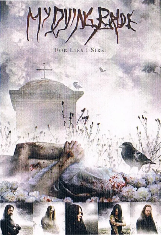 Razamataz My Dying Bride - For Lies I Sire - Textiel postervlag Multi colour