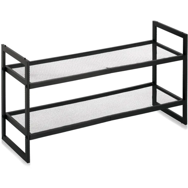 Zeller Metalen schoenenrek NORDIC SPACE, 70 x 36 x 24 cm Zwart