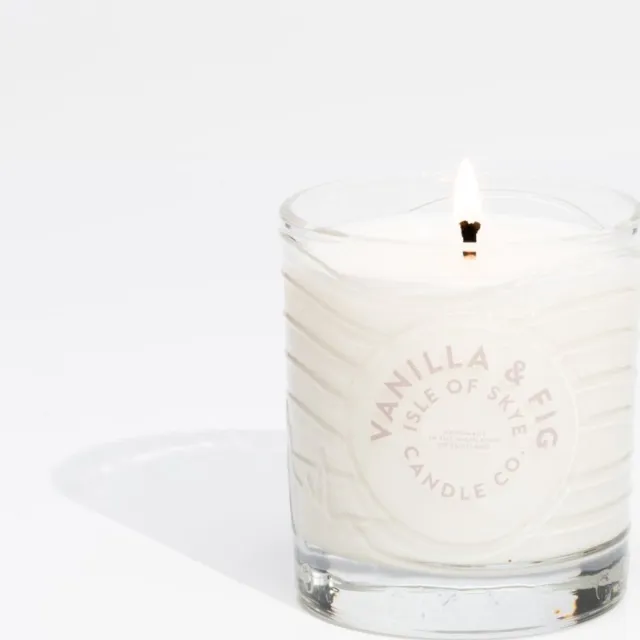 Isle of Skye Candle Company Sojawaskaars Vanilla & Fig - Island Tumbler - Handgemaakt - 35 uur - Isle of Skye Candle Company Transparant