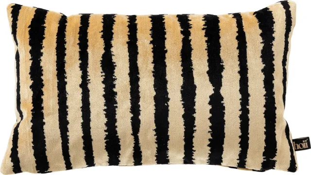 Hoii LORENZO | sierkussen 30x50 cm | Raven | zwart | multicolor | Hoii | met duurzame kussenvulling