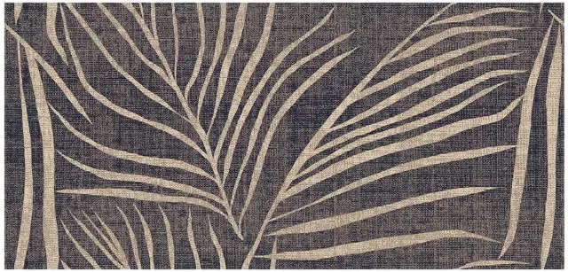 MD-Entree MD Entree - Design mat - Universal - Leaves Winter - Vloerkleed - Antislip - Machine wasbaar - 67 x 150 cm Meerkleurig