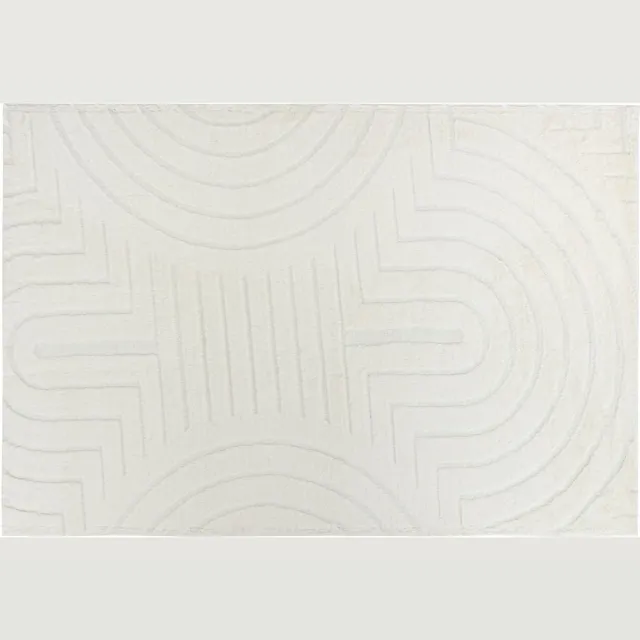 Atmosphera Vloerkleed Arka - 60x90cm - Ivoor Ivoire
