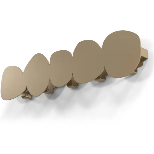 Spinder Design wandkapstok Tumulo Medium Champagne