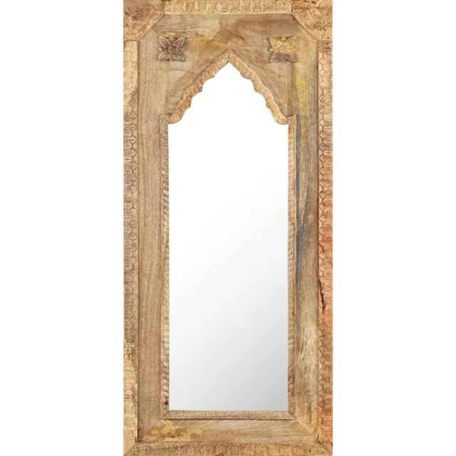 vidaXL Spiegel 50x3x110 cm massief mangohout Bruin