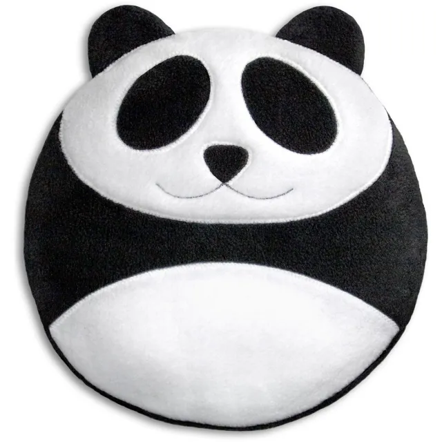 Leschi rond warmtekussen Bao de Panda Zwart