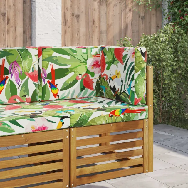 vidaXL Buiten bankkussen Polyester Meerkleurig 60 x 60 cm