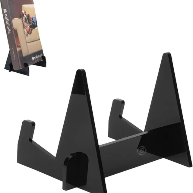 Equivera Boekenstandaard - Boekensteun - Boekenhouder - Boeken Standaard - Leesstandaard - Book holder Zwart