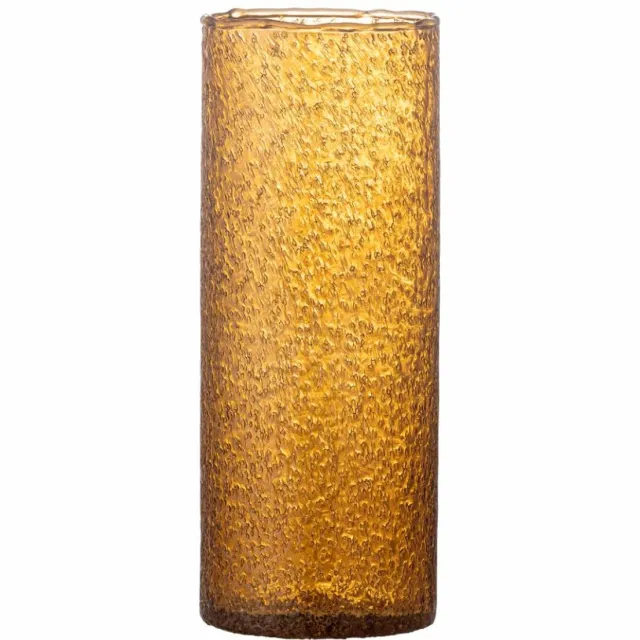 Bloomingville Vaas gerecycled glas bruin Zenta 32cm
