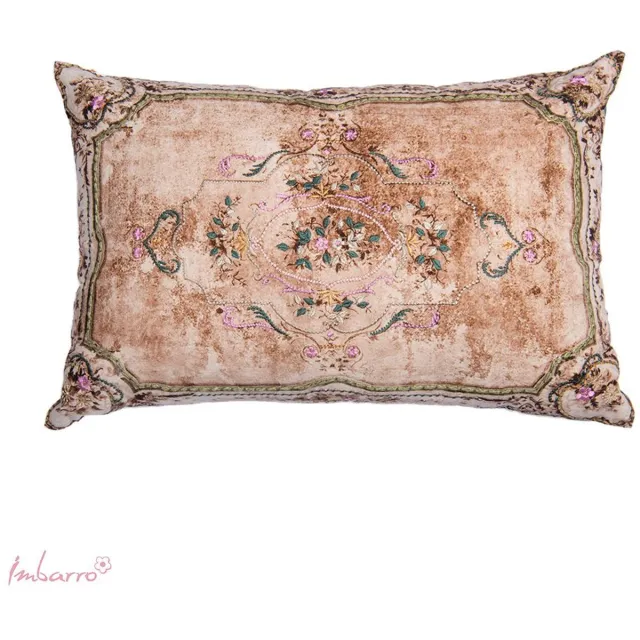 Imbarro Sierkussen - Kussen - Lalou - 40 x 60 cm - 100% Katoen Beige