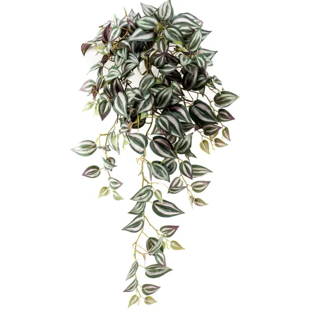 Emerald Tradescantia 40 cm in hanging pot kunstbloem zijde nepbloem Emerald onbekend