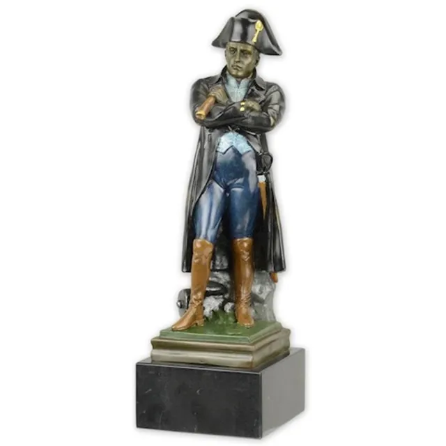De Splinter bv EEN BRONZEN BEELDHOUWWERK VAN NAPOLEON, A BRONZE SCULPTURE OF NAPOLEON blauw