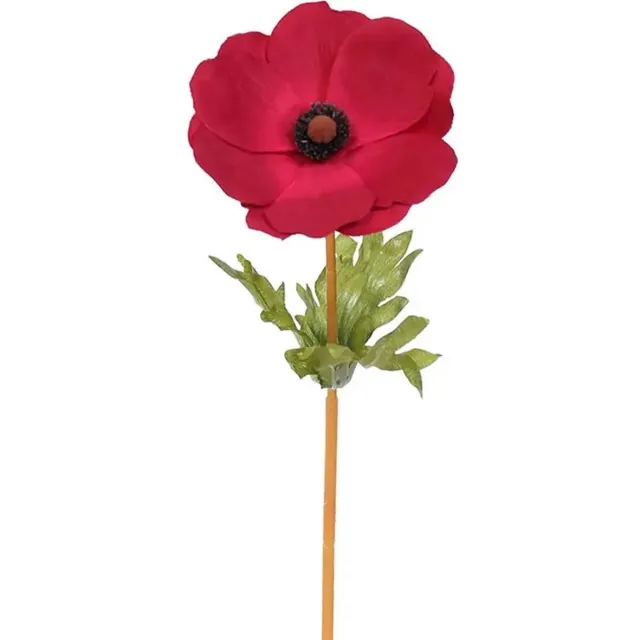 Buitengewoon Boet Anemone rood 40 cm kunstbloem Buitengewoon de Boet