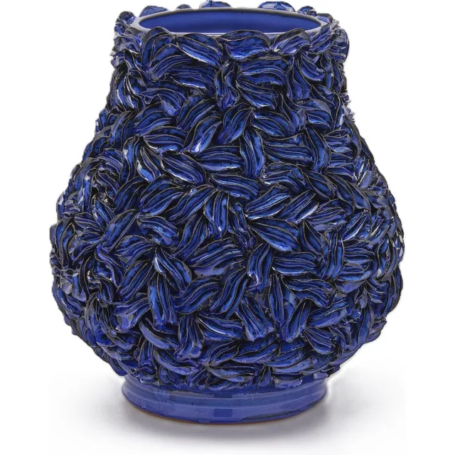 EDG - Enzo De Gasperi EDG - Vaas - Keramiek - blauw - D35 x H35 cm