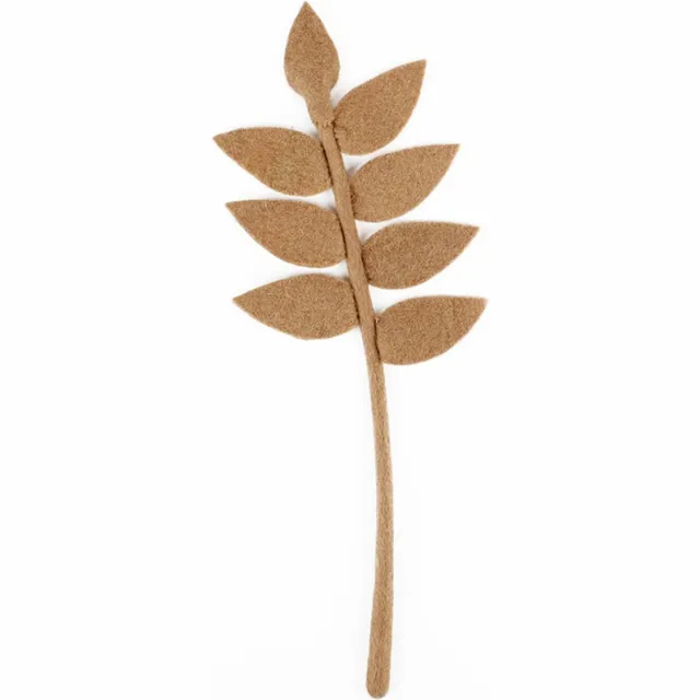 Sjaal met Verhaal Vilten Tak Decoratie Beige - 42cm tak beige