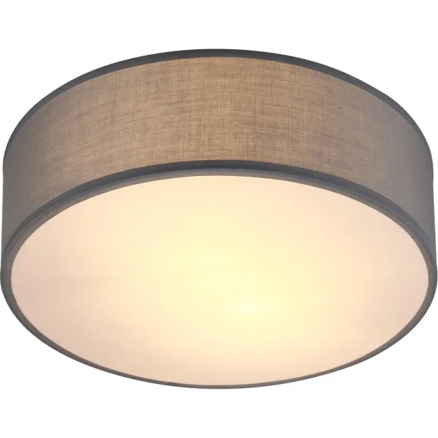 Monzana Plafondlamp - 40W Rond 30cm Fitting E27 - Grijs