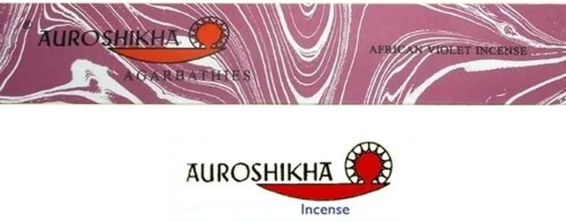 Auroshikha Wierookstokjes Auroshikha, African Violet, 30 sticks Paars