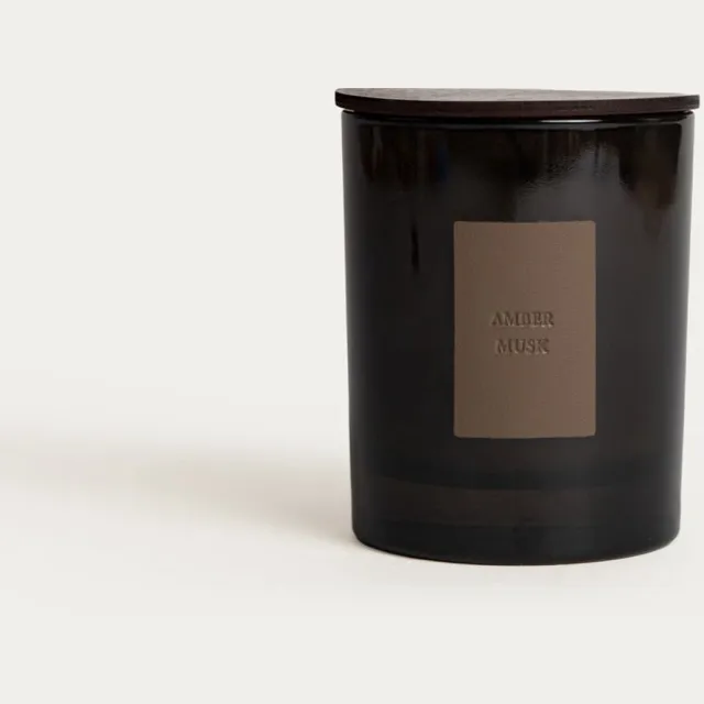 Homla Sojakaars | URBAN LEATHER | Amber Musk | 200 g | 781322 Bruin