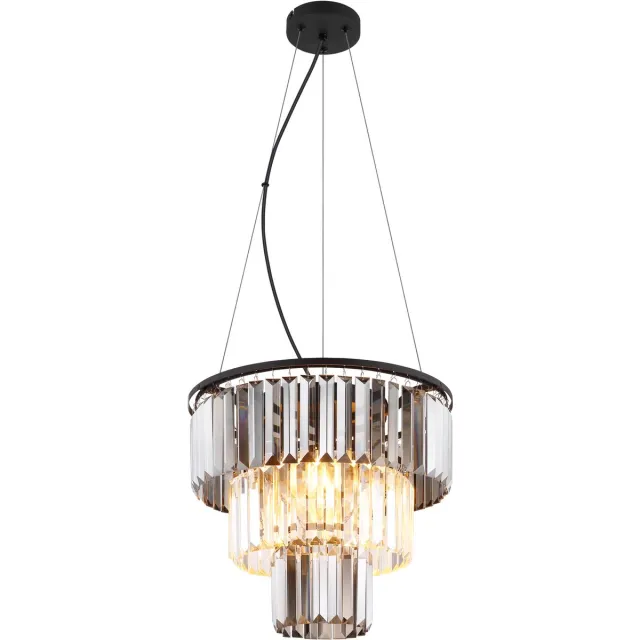 Globo Hanglamp - zwart - NAXIS - metaal - Ø 40cm - E27 - 15695H - Globo