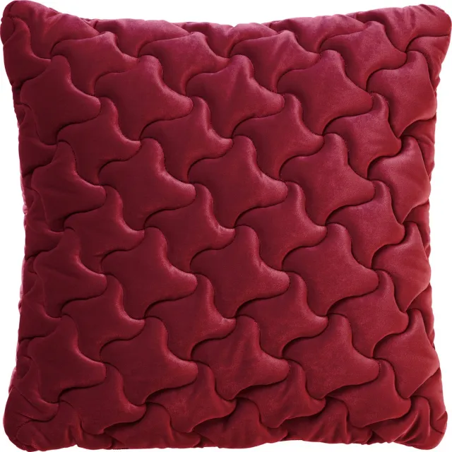 Hoii AMELIE | sierkussen 45x45 cm | Merlot | rood | Hoii | met duurzame kussenvulling Bordeaux