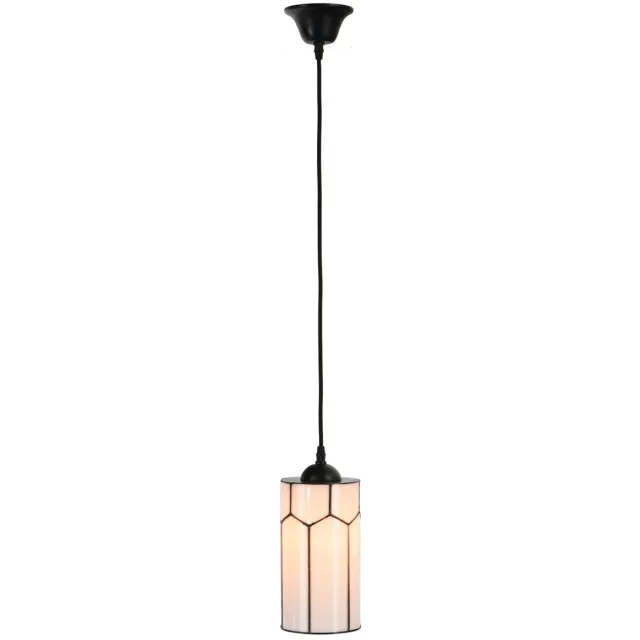 Coloured by Art Tiffany hanglamp aan snoer Gatsby - Art Deco Trade Wit