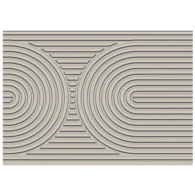 MD-Entree MD Entree - Deurmat - Schoonloopmat - Impression Zen - Archy Beige - 50 x 75 cm