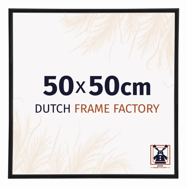 Dutch Frame Factory Fotolijst 50x50 cm - Kunststof - Zwart Mat - Angers