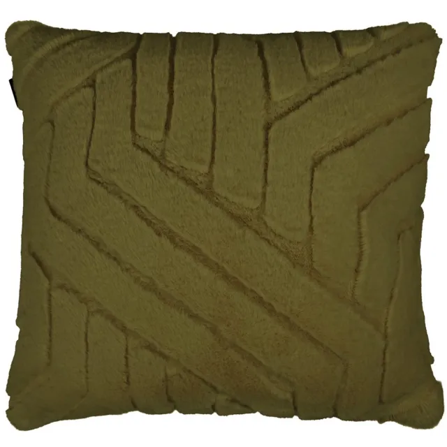 Linen & More Kussen Abstracte Lijnen Groen 45x45cm