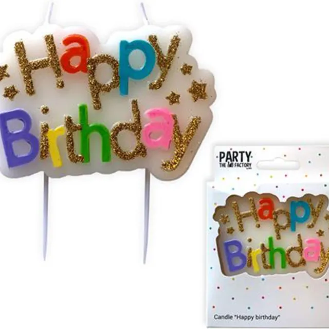 Happy birthday Kaarsje Happy Birthday Multi
