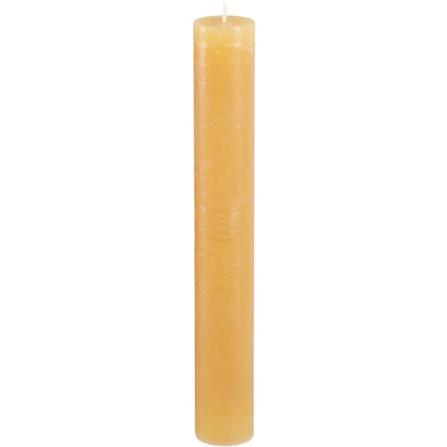 Viana Taper kaarsen effen gekleurde kaarsen honing 34x240mm 4 st, 4 Stück Beige