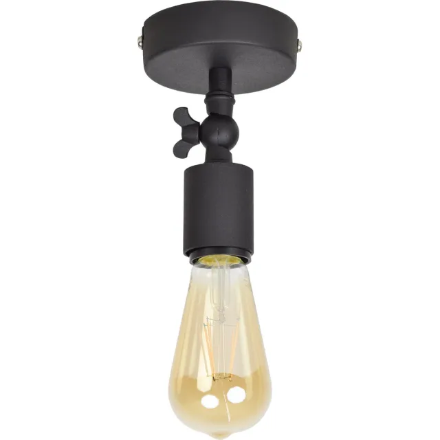 Urban Interiors Bulby Plafondlamp Zwart - Industrieel - 11x11x16