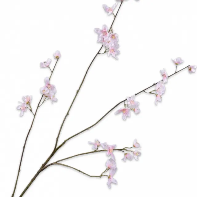Silk-ka Kunstbloem-Zijden Bloemen Bloesem Tak Roze 114 cm