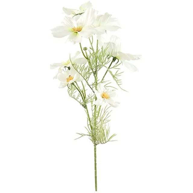 Kunstbloem Cosmos wit