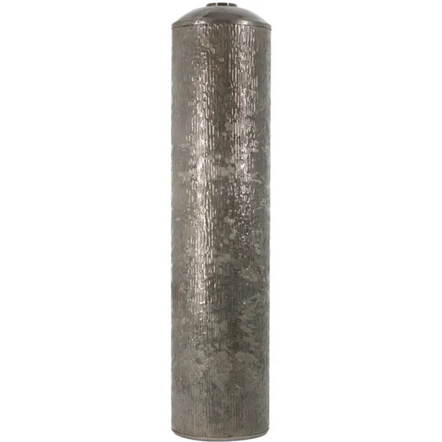 homebound by ky Metalen vaas striped sandstone Beige