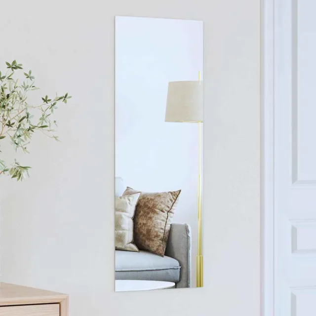 vidaXL Wandspiegel 30 x 80 cm gehard glas Rechthoekig Transparent