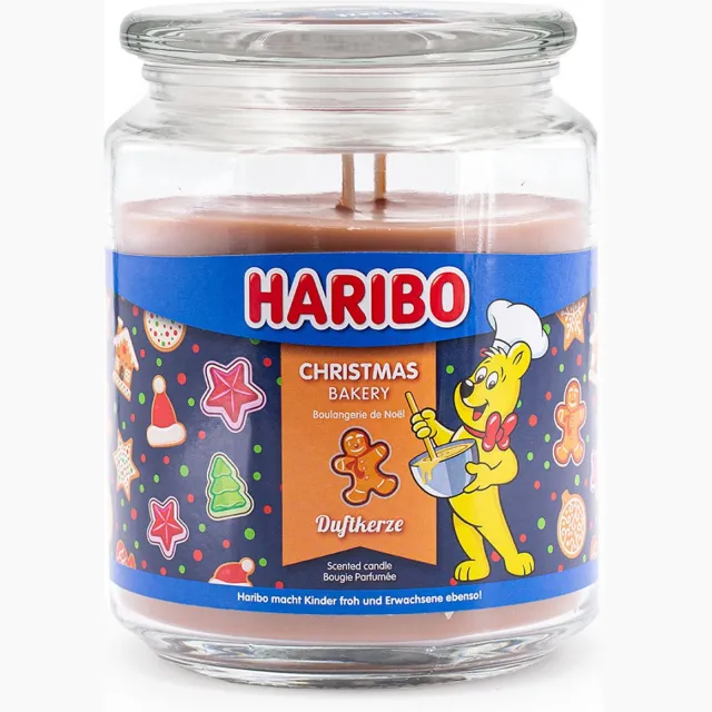 Haribo Geurkaars - kerstbakkerijgeur - was bruin