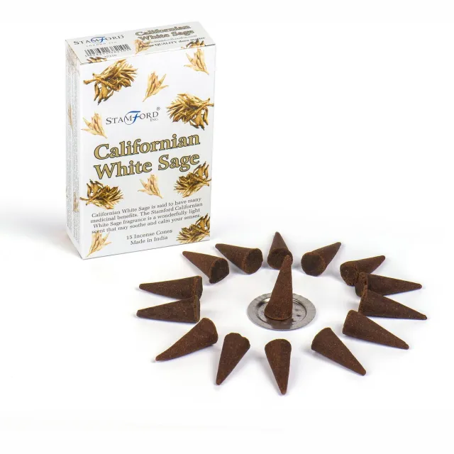 Ancient Wisdom Californian White Sage Incense Cones