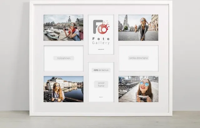 Icar Fotogalerij Wit 40x50 cm.