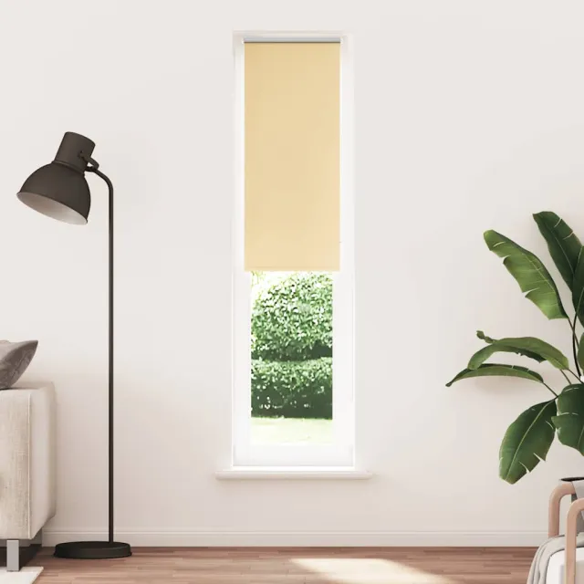 vidaXL Rolgordijn verduisterend 45x210cm stofbreedte 40,7 cm polyester Beige