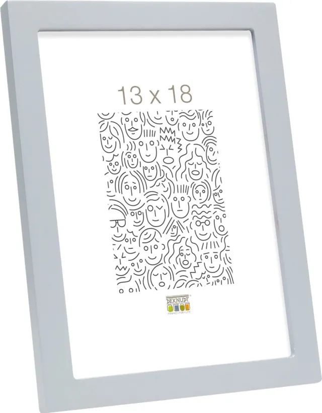 Deknudt Frames fotolijst S68FD1 - zilverkleurig - voor foto 13x18 cm