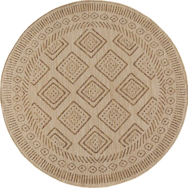 Ayyildiz Buitenkleed Mira (rond, beige 1452) - ⌀ 160 cm