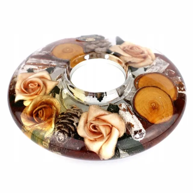 Dreamlight Sfeervolle glazen theelichthouder, perfect als cadeau Clear