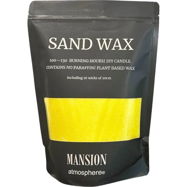 Mansion Atmosphere Sand Wax - GEEL - 500 g - inclusief 8 lonten [gid://shopify/Metaobject/307235455311]