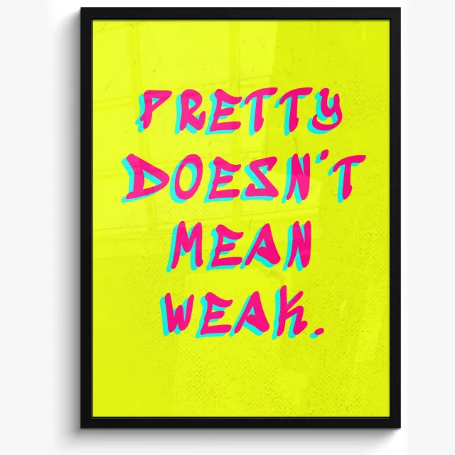 FrameYourWall Poster in lijst - Fotolijst 50x70 cm - Posters - Quote - Minimalistisch - Kleurrijk - Posterlijst zwart - Decoratie - Wanddecoratie woonkamer - Muurdecoratie slaapkamer